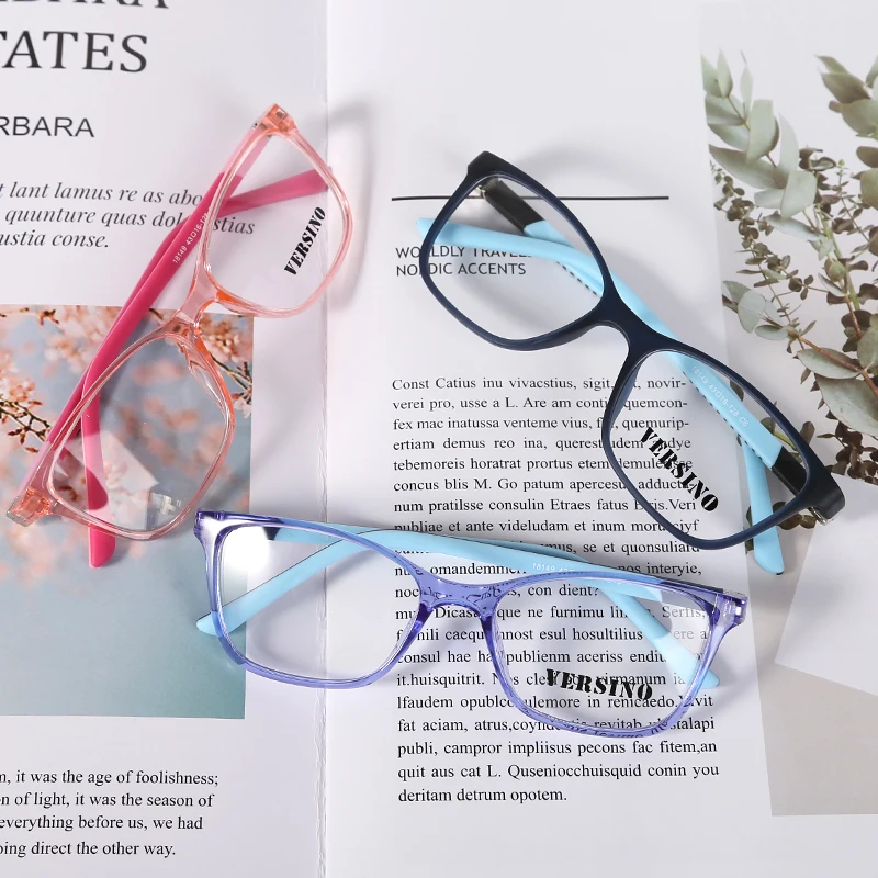 

LORETOROSA Kid's Glasses Prescription Eyewear Myopoia Eyeglasses Optical Frames Square Unisex Child Optical Glasses 5 Colors