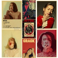 singer mitski posters be the cowboy retro kraft paper vintage room home bar cafe decor gift print aesthetic art wall paintings