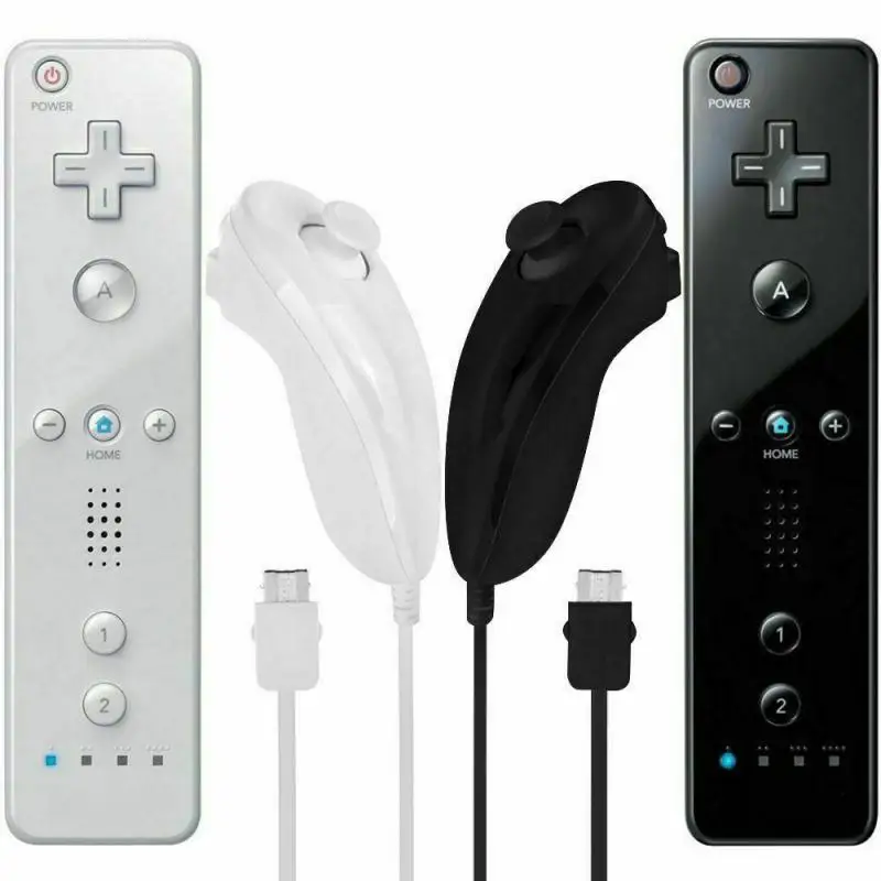 For Nintend Wii Wireless Bluetooth Joystick Remote Controller SYNC Gamepad Left Hand / Nunchuck Controller Optional Motion Plus