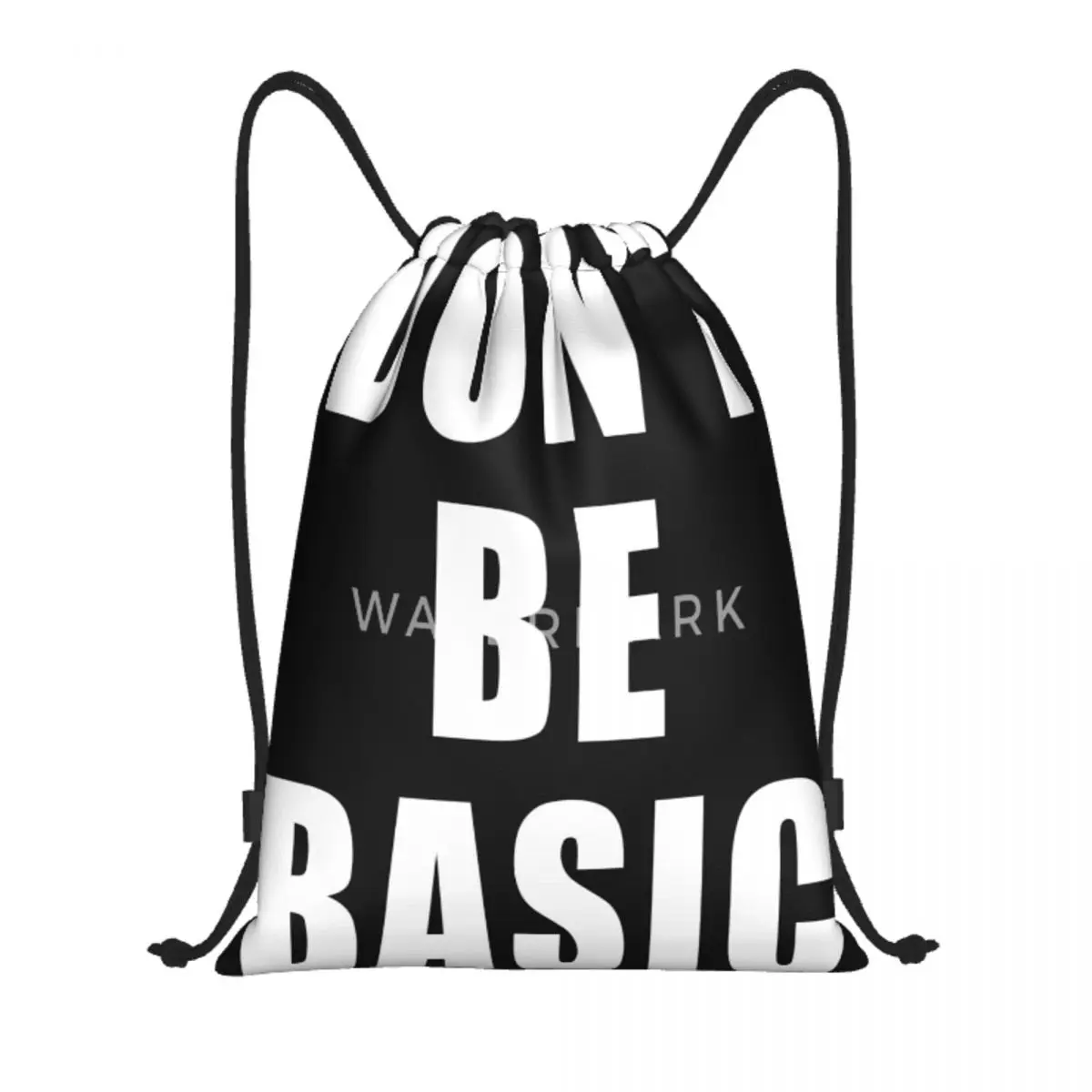 

Сумки на шнурке Don't Be Basic, рюкзак с регулируемыми лямками и сумкой на шнурке, универсальный стиль унисекс