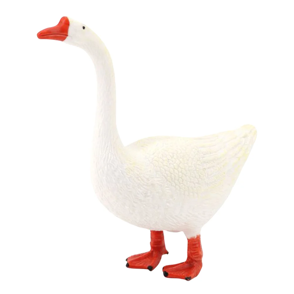 

Farmhouse Animal Figurine Swan Ornaments Play Accessories Outdoor Indoor Plastic Craft
