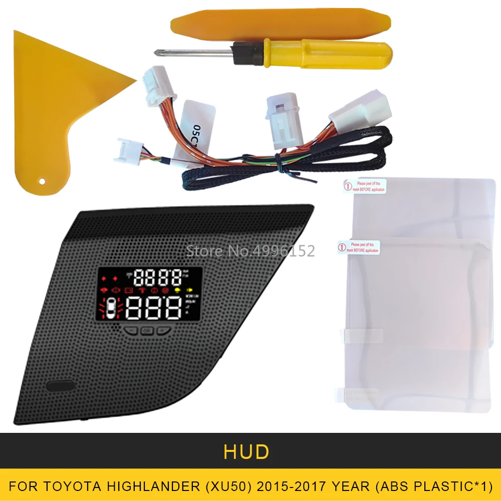 Автомобильный проектор на лобовое стекло для Toyota Highlander XU50 2015-2019