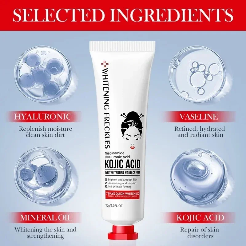 Выцветающий крем для рук против морщин лосьон удаления осветляющий тело