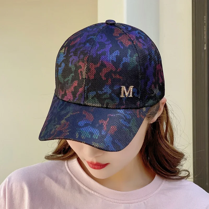 

Summer New Fashion Baseball Cap For Men Women Personality Trend Mesh Breathable Sports Cap Snapback Cap Couples Hat