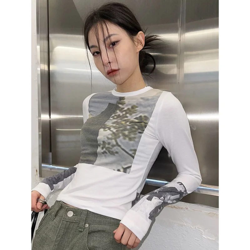 

Shirts for Women 2022 Y2k Clothes Goth Ropa Mujer Aesthetic Tee Harajuku Graphic T Shirts Grunge Top Print Camisetas Punk Crop