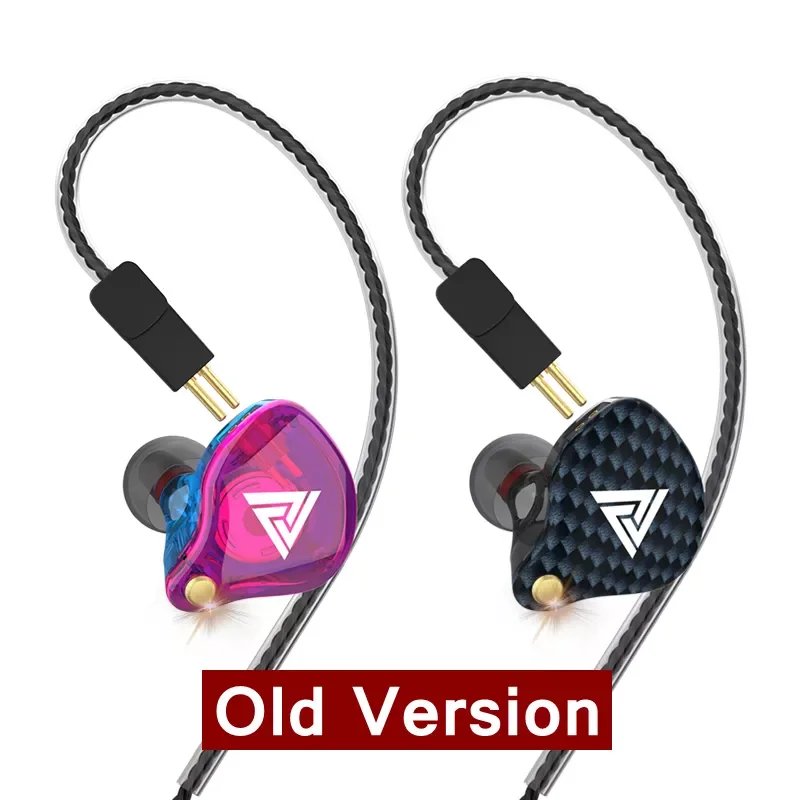 

NEW2023 Original Old Version QKZ VK4 Earphone HiFi Bass Detachable Wired Headphones With Microphone Noise Cancelling Headsets Ga