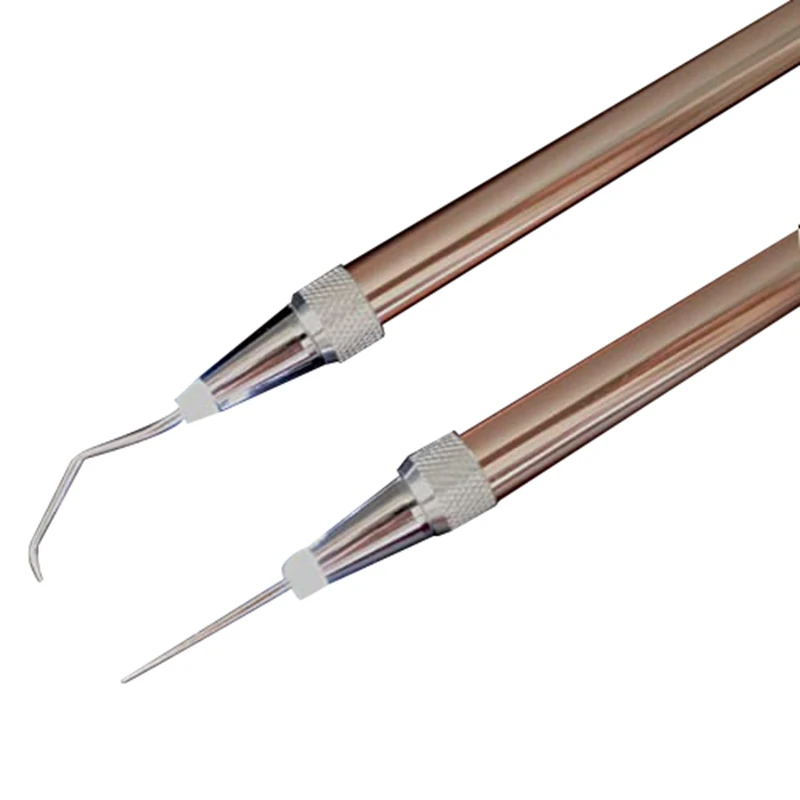 

2PCS LED Weeding Tools For Vinyl With Light With Pin And Hook For Removing Tiny Vinyl Paper (Not Include Battery)