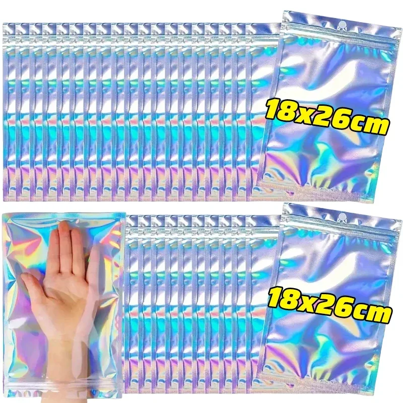 

Голографические пакеты, 10 штук