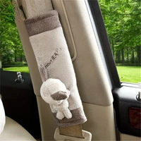 creative personality car safety shoulder strap cover rice soup soft and comfortable four season universal fabric