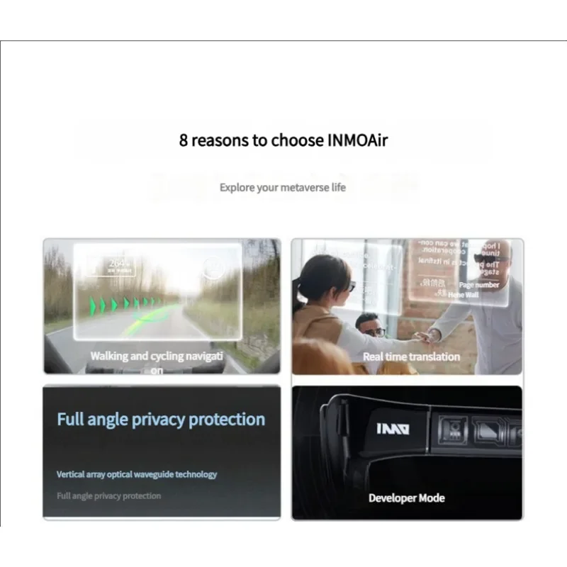 Оригинальные умные AR-очки INMO беспроводные очки с воздушным помощником для