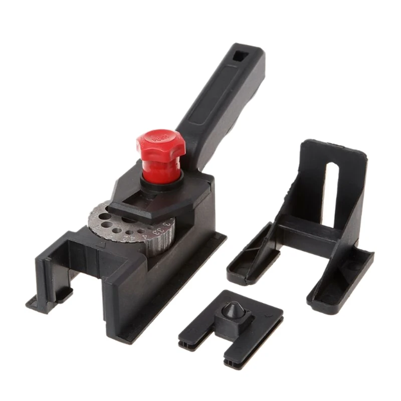 

Woodworking Drill Locator Tool 10 Holes 3-12mm Punch Locator Guide Jig Dowelling