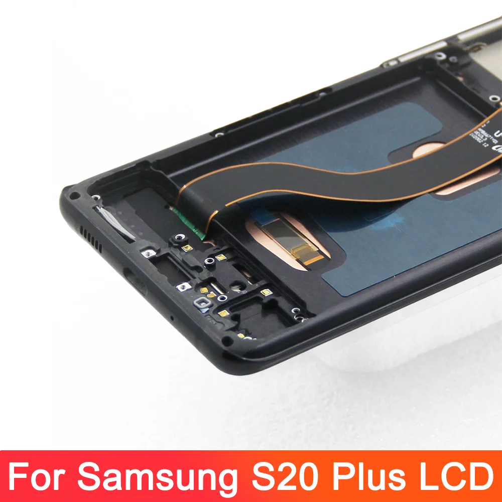 6 7-дюймовый ЖК-дисплей AMOLED S20 Plus для Samsung Galaxy + G985 G985F/DS G985A G985U G986B/DS с дигитайзером