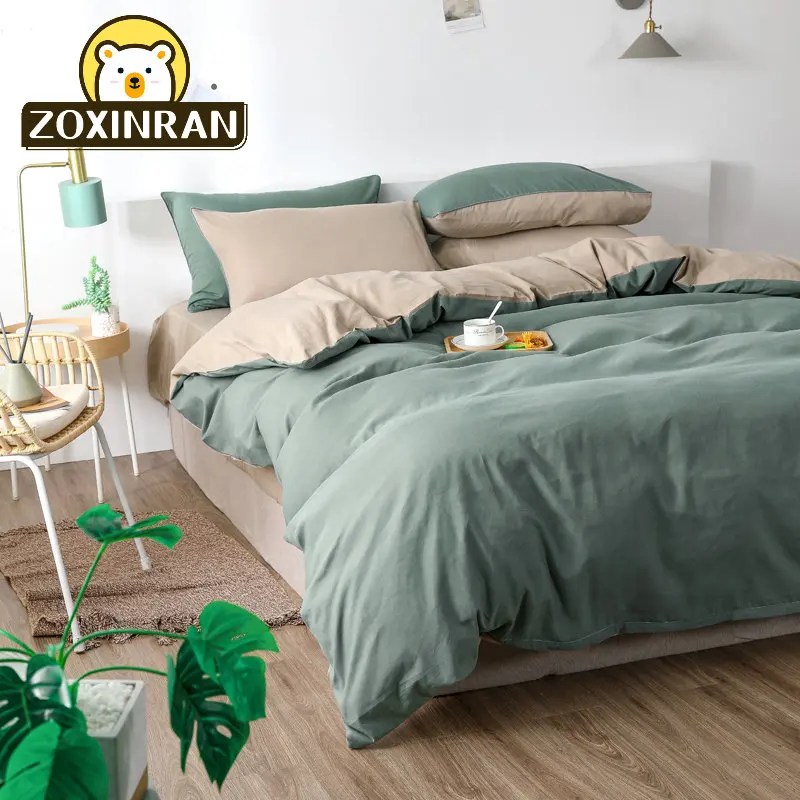 

Комплект постельного белья, двойное постельное белье, роскошные предметы интерьера, скандинавские Чехлы и простыни... пододеяльник 140x200, Ска...