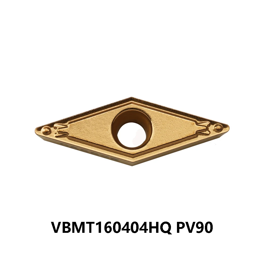 35 ° Вставки VBMT 160408 HQ PV7020 Оригинальный VBMT332HQ Твердосплавная пластина Токарный