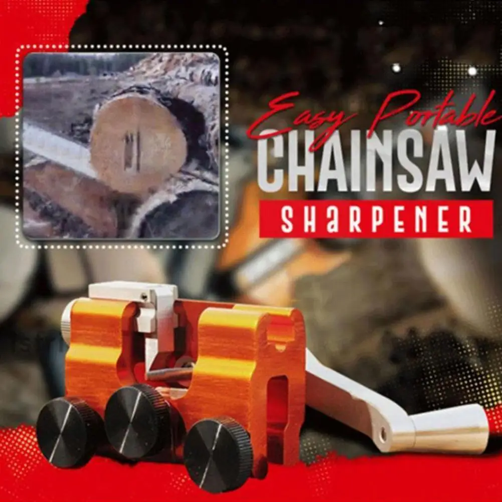

Zitour Portable Chainsaw Sharpener Chainsaw Tooth Sharpener Sharpener Durable Sharpener Tool Grinding Fast Chainsaw Teeth C F9t2