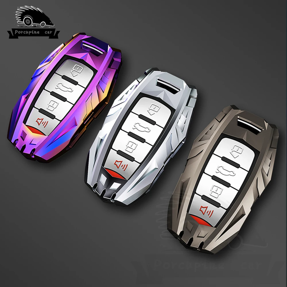 

New version key case cover keychain for Great Wall Haval/Hover H6 H7 H4 H9 F5 F7 H2S Car-covers Holder Shell Accessories