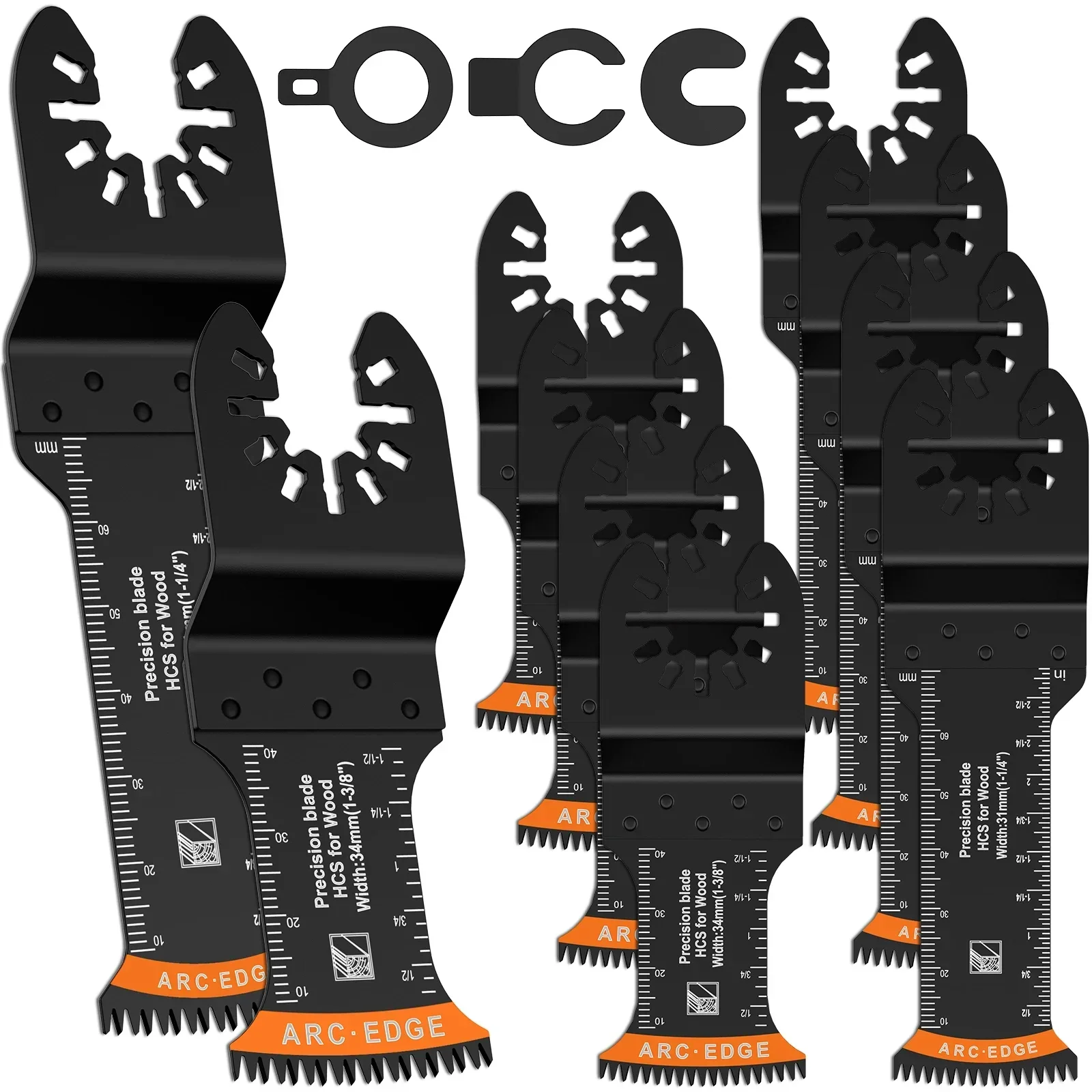 

10 шт., японские колебательные лезвия для пилы