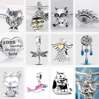 mybeboa design 925 sterling silver bead authentic cat yarn ball charm cute animal fit original pandora bracelet women jewelry