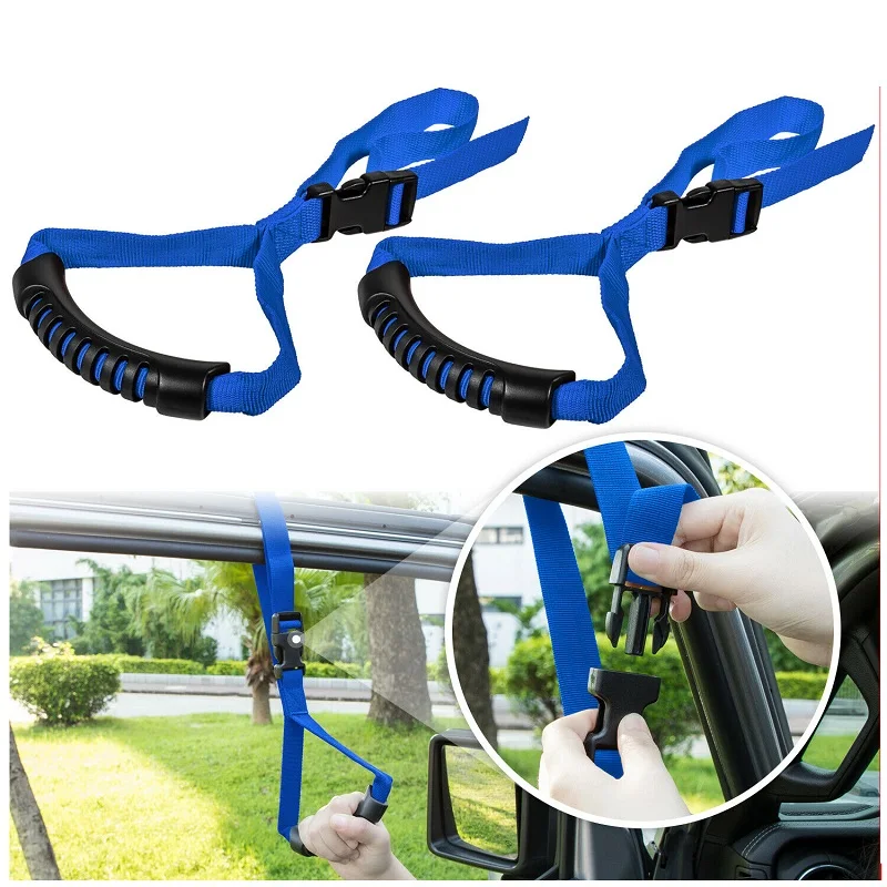 

2pcs Car Cane Portable Handle Door Grab Assist Mobility Aid Auto Standing Support