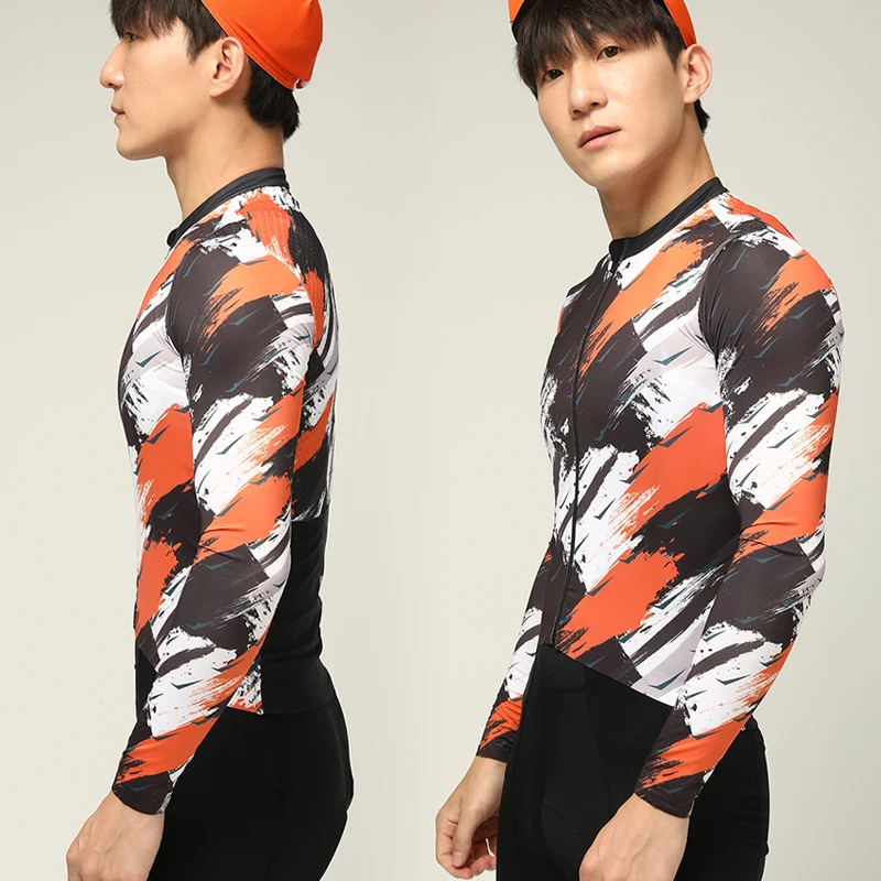 Велосипедная одежда KIAE с длинными рукавами для мужчин дышащий солнцезащитный