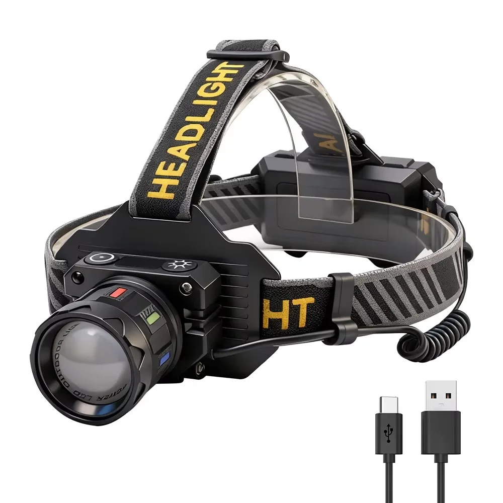 

Налобный фонарь BORUiT EBL2407A 1000LM