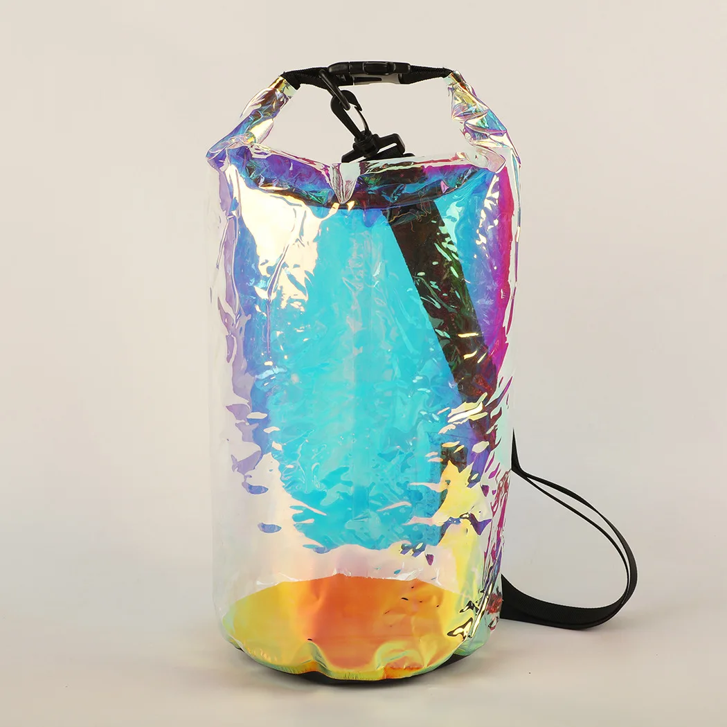 PVC Waterproof Bag 10L Outdoor Trekking Swimming Bag Diving Compression Storage Dry Bag for Man Women Kayaking Backpacking Gear