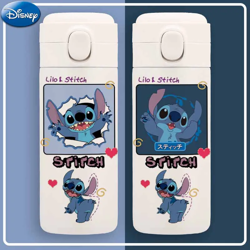 

Disney Stitch 304 Stainless Steel Insulation Cup Anime Figures Cartoon Water Bottle Thermos 350 450 ML Winter Unisex Kids Gifts