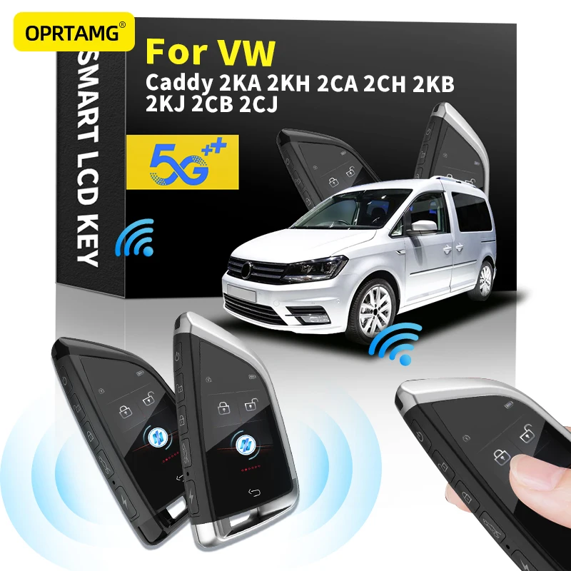 

Пульт дистанционного управления для автомобиля, модифицированный умный ЖК-ключ для Volkswagen Caddy 2KA 2KH 2CA 2CH 2KB 2KJ 2CB 2CJ 2000 2001-2020 2021 2022