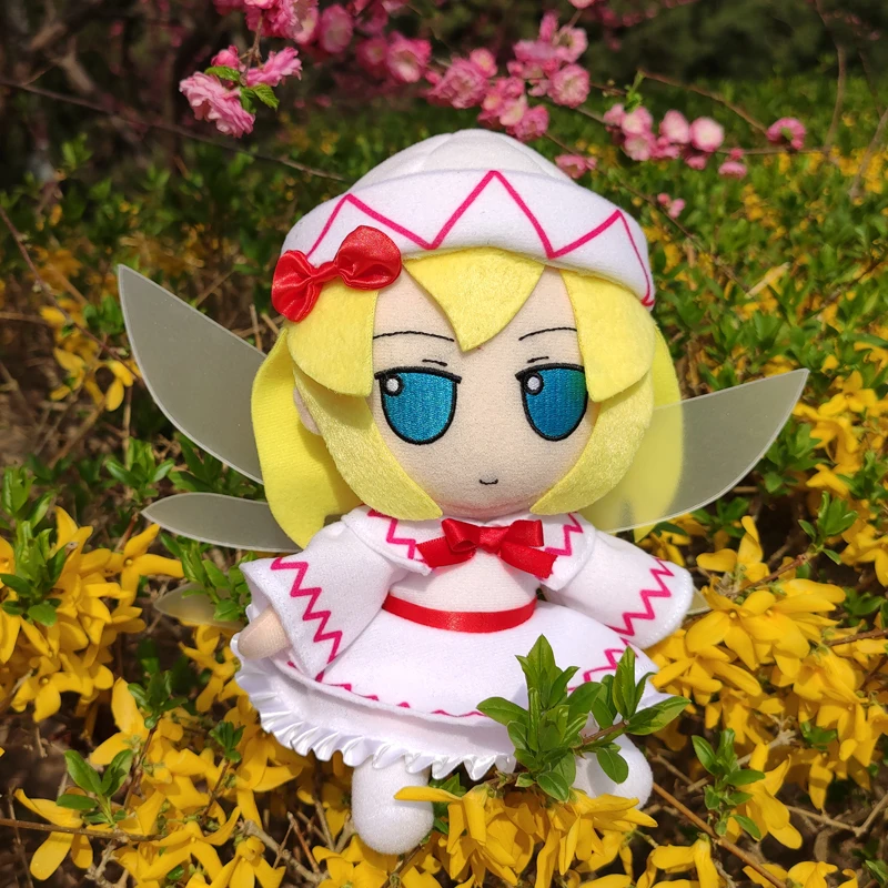 

Милые плюшевые игрушки-подушки для косплея с рисунком из Аниме TouHou Project Fumo Lily White, игрушки для мальчиков и девочек, подарки на день рождения и Рождество