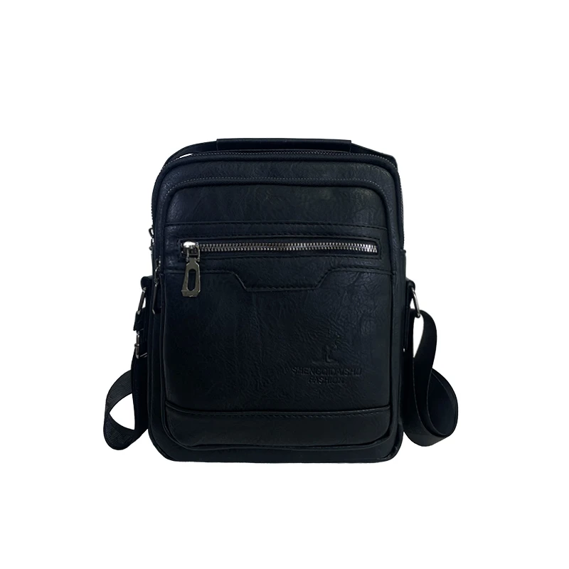 Мужские модные сумки через плечо из искусственной кожи дизайнерские