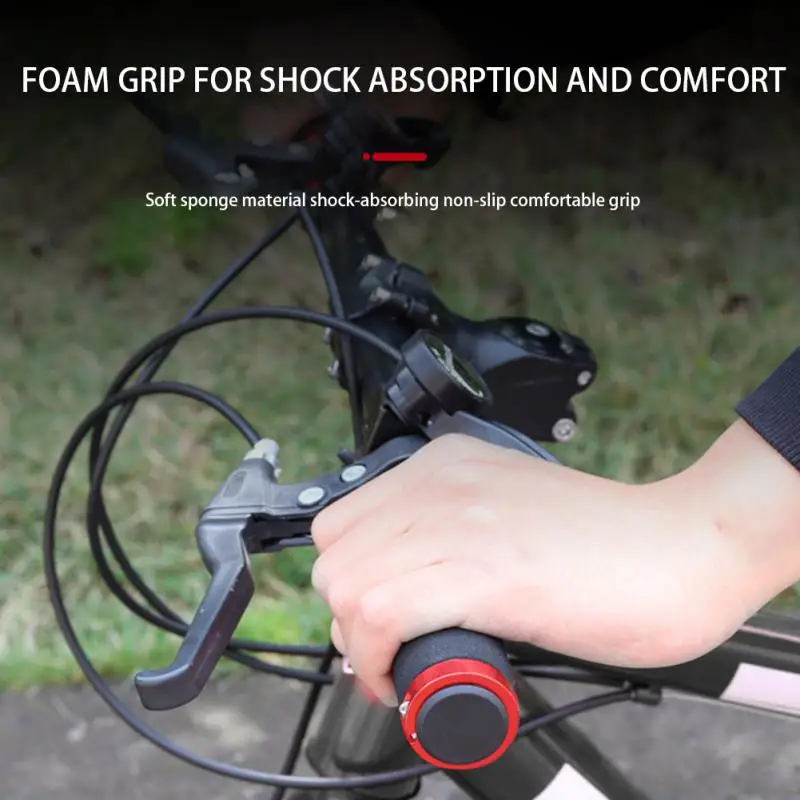 

Hard Plastic Sponge Grip Bicycle Grip Durable High Density High Strength Single Lock Grip Bike Grips Pvc Handle Block