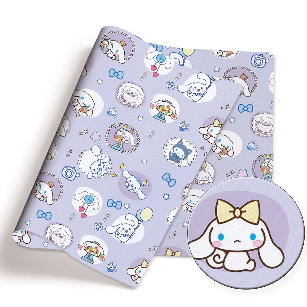 Hello Kitty 140x50 см мультяшная хлопчатобумажная ткань в стиле пэчворк детский домашний