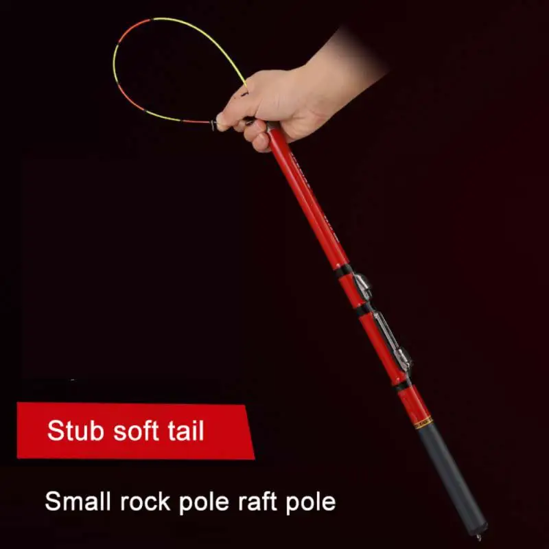 

Metal Card Holder Fishing Rod Ceramic Guide Ring Telescopic Fishing Rod 45cm Smooth Reel Seat Travel Rod Delicate Durable.