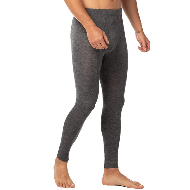 Meeste 100% Meriinovillast pikad termo aluspüksid 200GSM, suurused M-XXL 1
