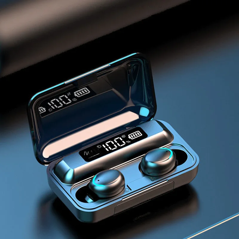 Беспроводная игровая гарнитура F9-5C/F9 Bluetooth с микрофоном M10 цифровым дисплеем и