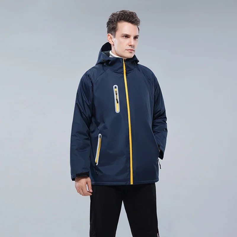 

Winter Men's Outdoor Hiking Jacket Waterproof, Windproof, Breathable, Warm Shark Skin Fleece Jacket rain jacket