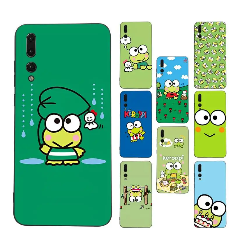 

MINISO Keroppi Phone Case for Huawei P30 40 20 10 8 9 lite pro plus Psmart2019