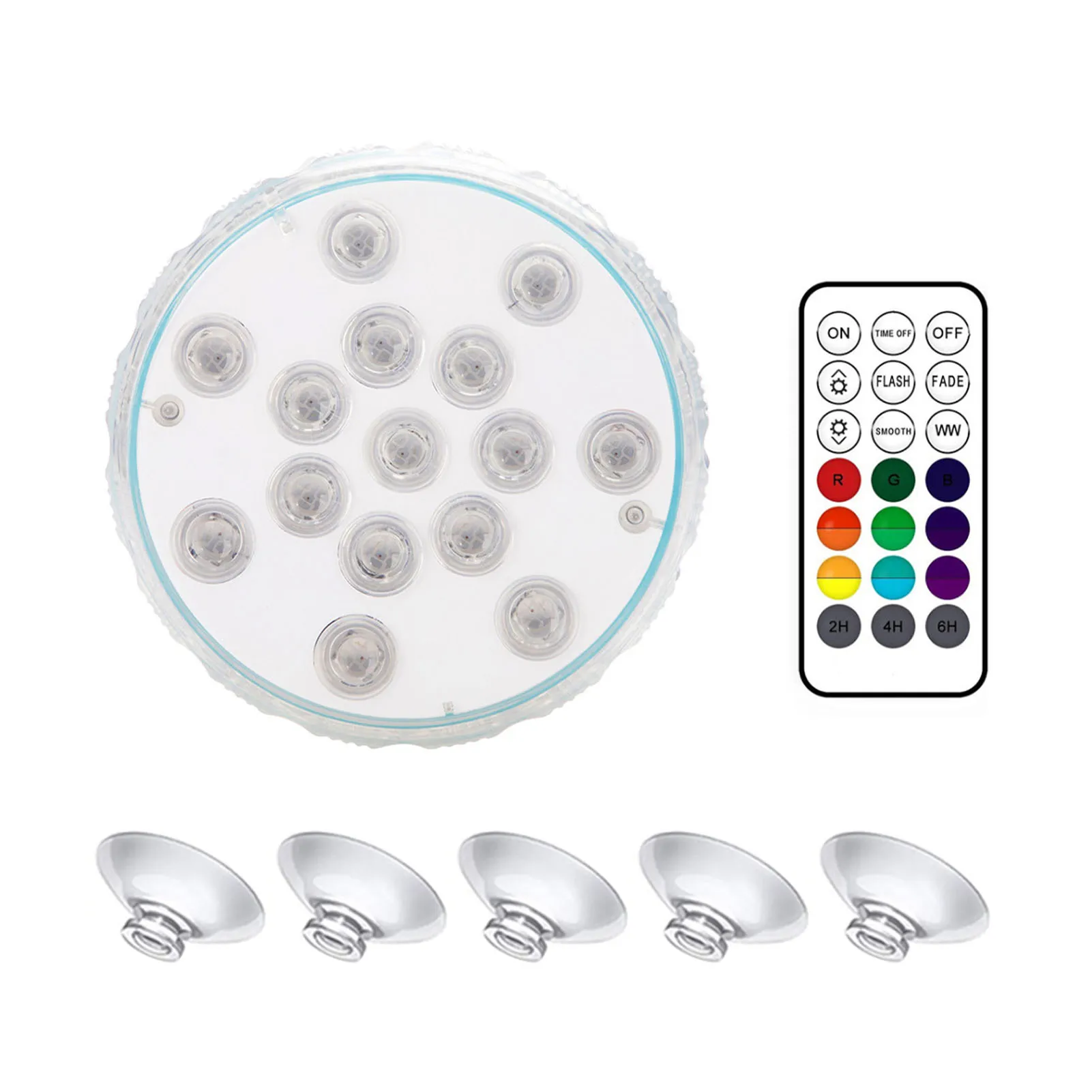 

Погружной светодиодный светильник с дистанционным управлением, водонепроницаемая подводная ЛАМПА IP68, декоративные ночные лампы для пруда,...