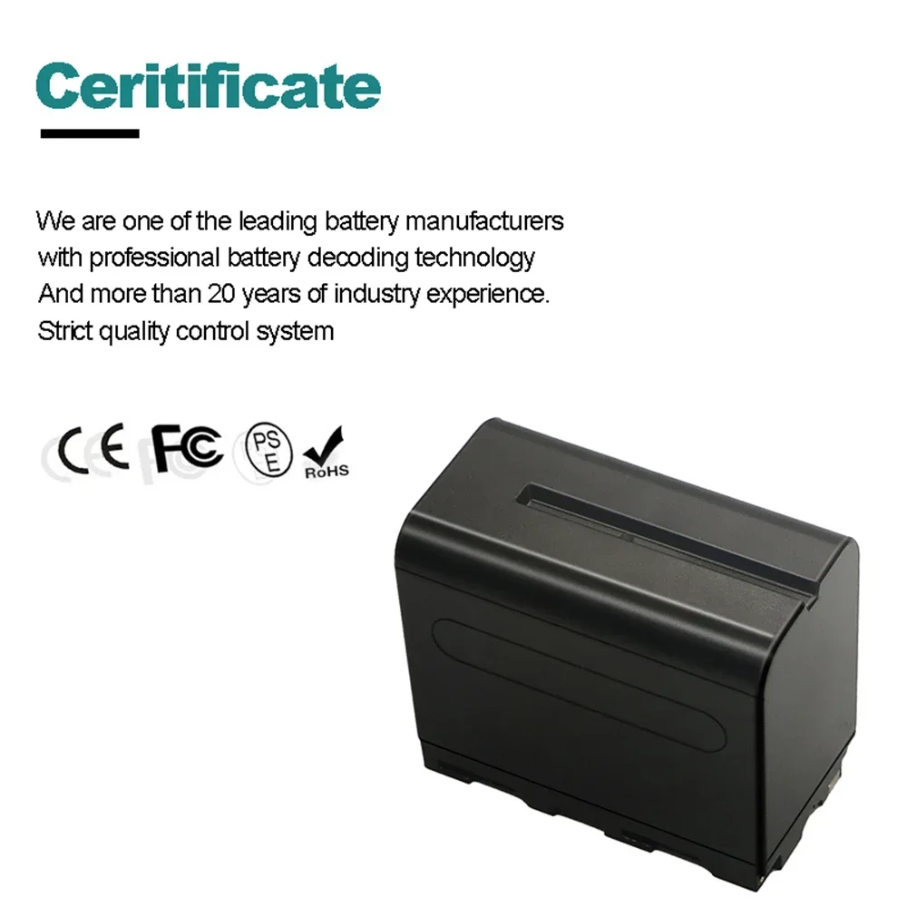 DuraPro Аккумулятор для камеры Sony 6600 мАч