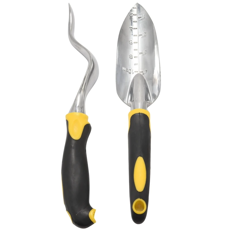 

Spot Goods 2Pcs Garden Hand Weeder Weed Removal Tool With Ergonomic Handle Garden Weeding Tools For Lawn Farmland Transplant