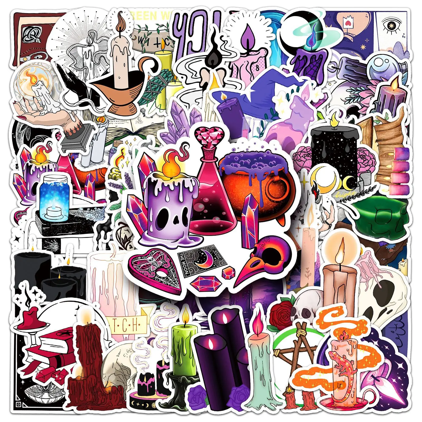 10/30/50 шт. наклейки в готическом стиле