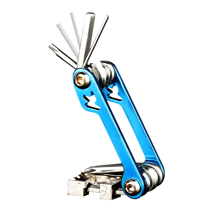 

10 In1 Multifunction Bicycle Repairing Set Bike Bike Repair Tool Kit Wrench Screwdriver Chain Hex Spoke Mountain Cycling Tools