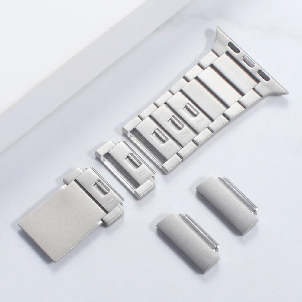 Stainless Steel Band for Apple Watch Ultra Strap 49mm 45mm 41/44mm Slide Remove Magnetic Buckle Correa  Bracelet Series 8 7 43se