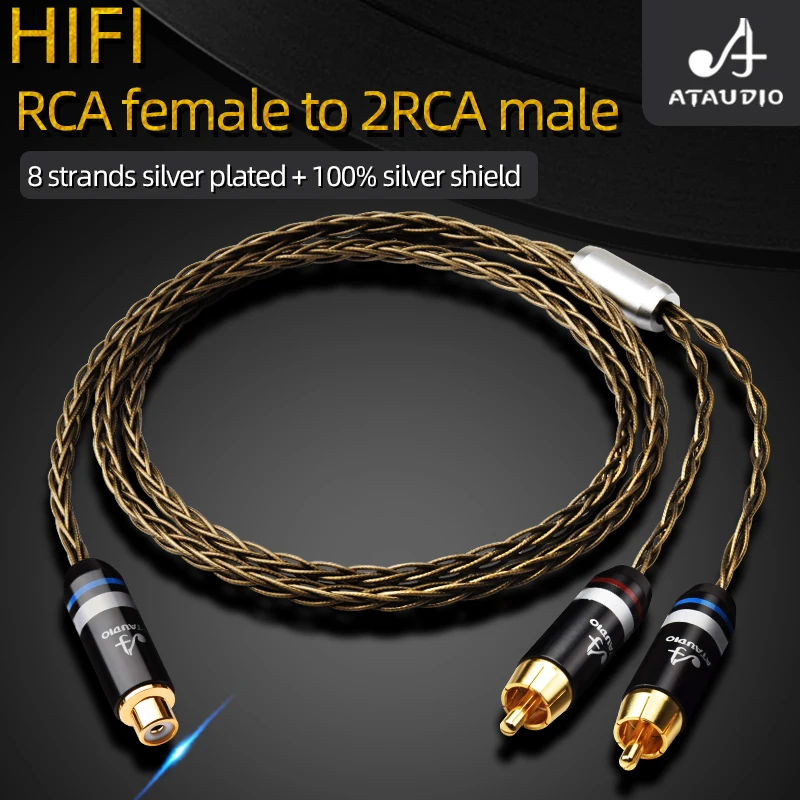 Кабель HiFi RCA-2RCA для усилителя