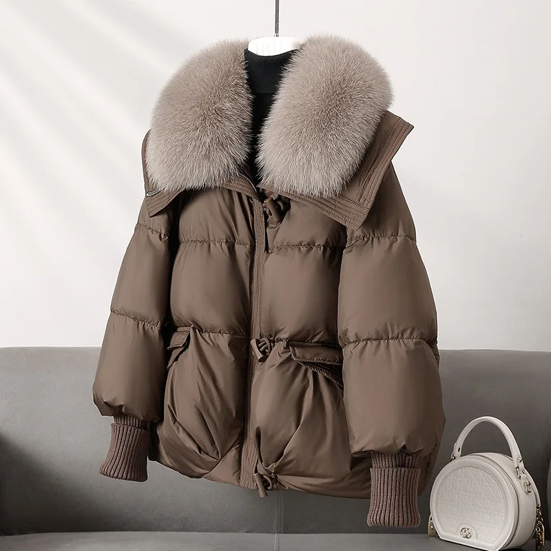 Утолщенная теплая пуховая хлопковая куртка женская зимняя новая сращенная
