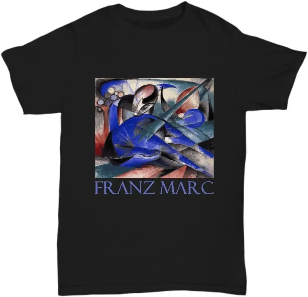 Топ с принтом лошади мечты (1913) от Франца Марка Y2K топы унисекс коротким рукавом