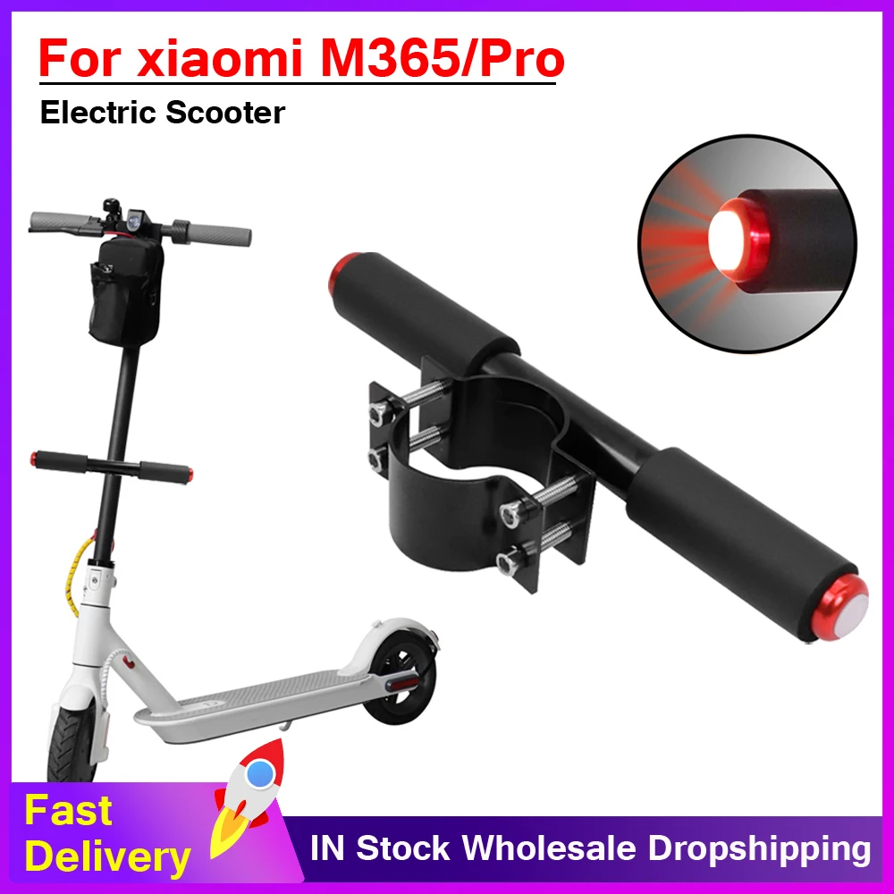 

Electric Scooter Kids Handlebar for Xiaomi Mijia M365/Pro/for Ninebot G30 Skateboard Handle Grip Bar with Safety Warning Light