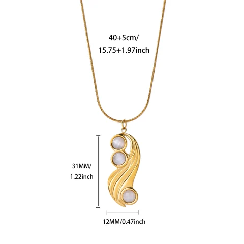 Золотистое ожерелье из нержавеющей стали с бантом и губами HPTOTMG  для женщин