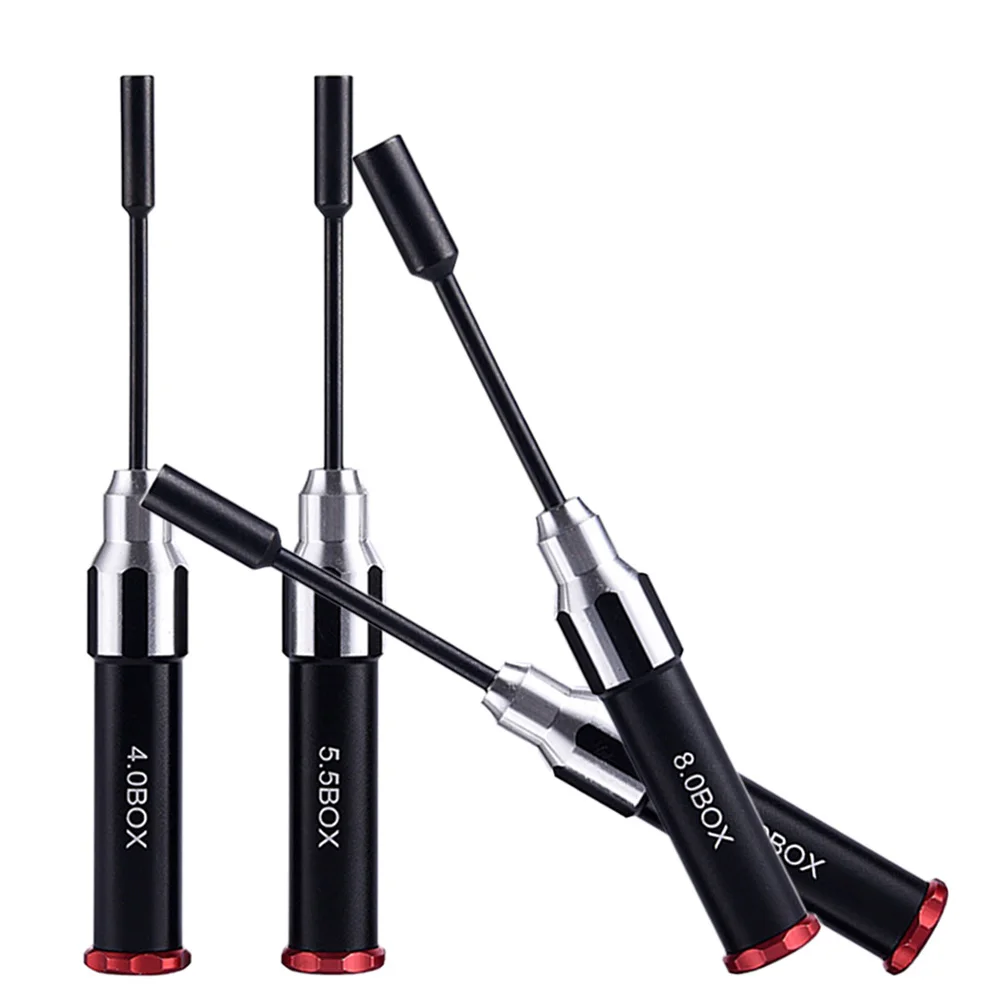 

Durable Alloy Steel Metal Hexagonal Wrench Socket Screwdriver 4.0mm, 5.5mm, 7.0mm, 8.0mm For RC Helicopter Model