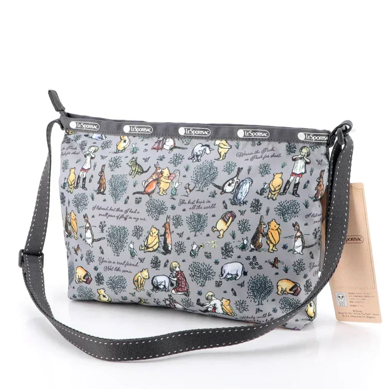 Сумка-мессенджер Lesportsacs 3352 кролик Питер Снупи Микки Маус 19*5*28 см трехслойная